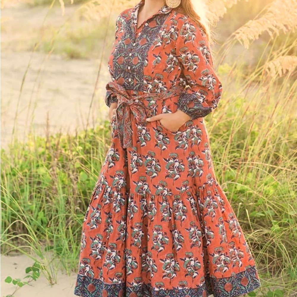 NWT Victoria Dunn Holly Maxi Dress